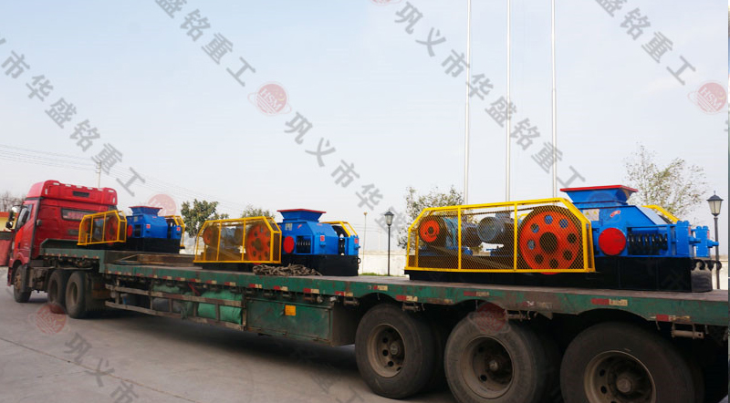 800x800型時(shí)產(chǎn)50噸對輥破碎機(jī)發(fā)往內(nèi)蒙古